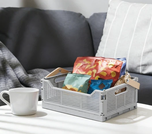 Small Roman Pattern Folding Storage Basket price