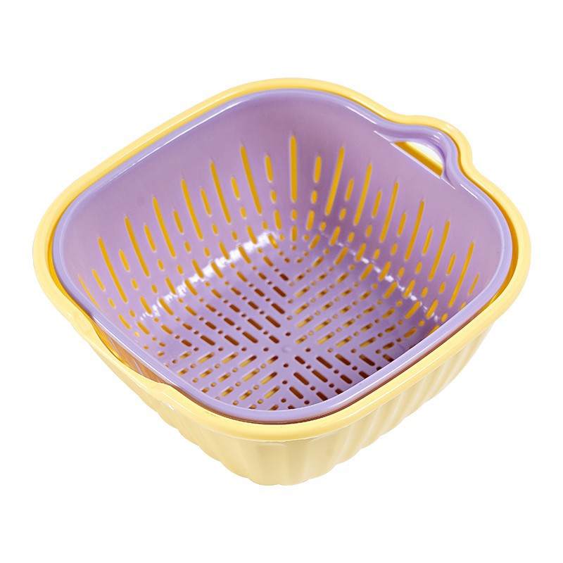Double Layer Plastic Colander Set best