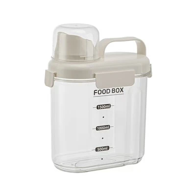 Pantry Storage Container With Funnel Spout