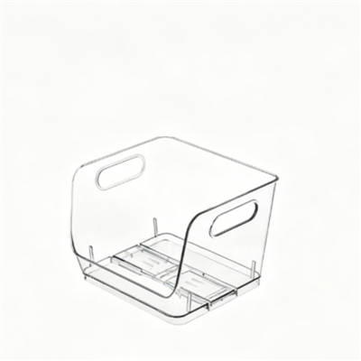 Transparent Refrigerator Storage Basket