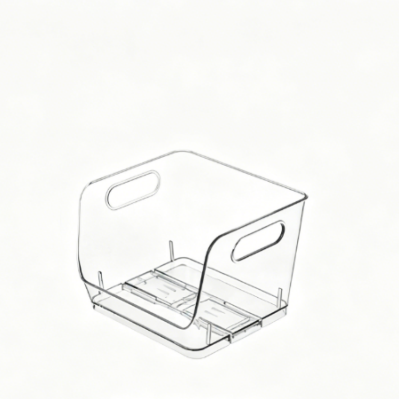 Transparent Refrigerator Storage Basket