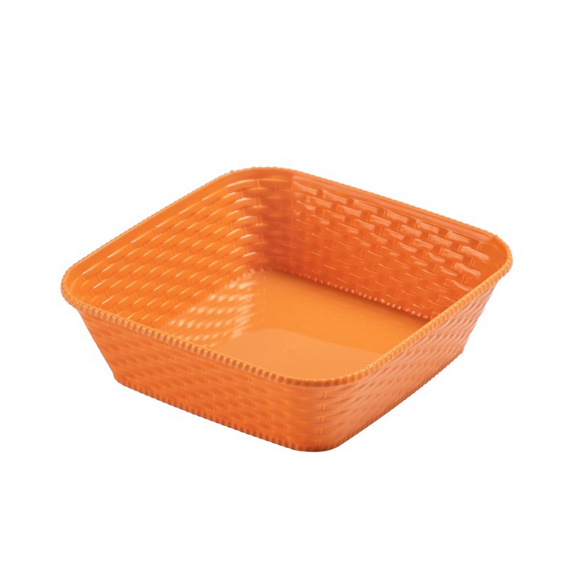 Woven Textured Plastic Storage Baskets factory