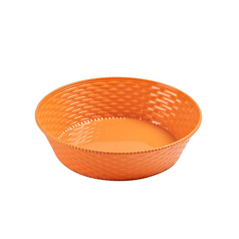 Woven Textured Plastic Storage Baskets